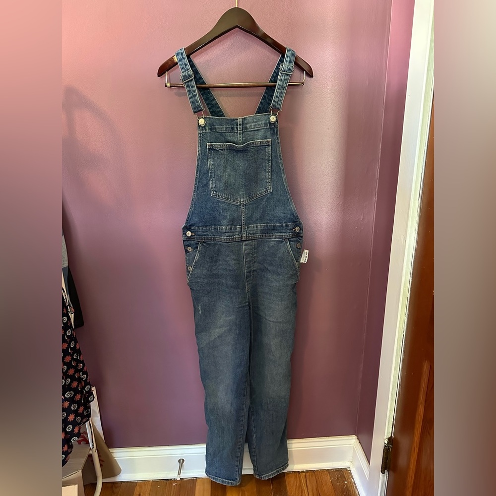 Women's Blue Denim Overalls